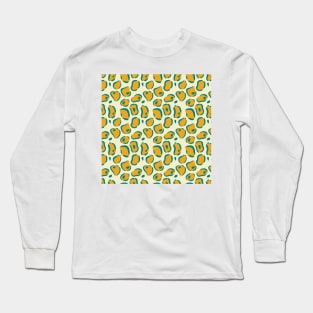 Yellow Animal Print Long Sleeve T-Shirt